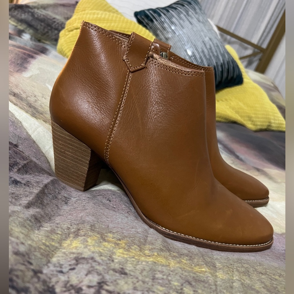 Women’s Madewell Ankle Boot - 9.5 - Genuine Leather - Tan